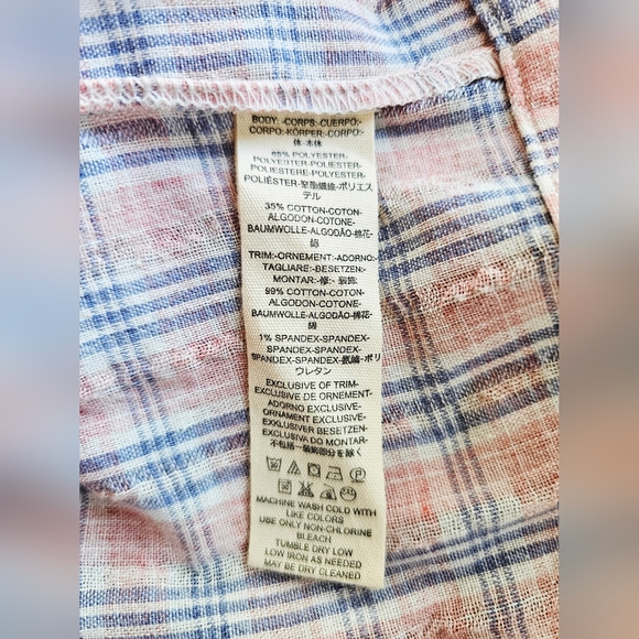 Like New Free People x Color Theory Plaid Midi Dress Sz M $128 Retail - Picture 15 of 15